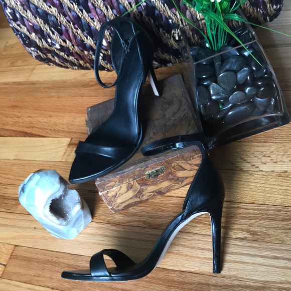 Vintage runaway Triangle Point Leather High heels pumps stilettos Whimsygoth y2k - Picture 3 of 6